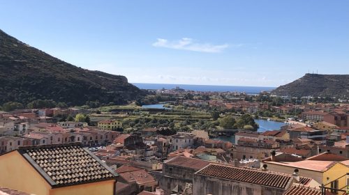 Uitzicht dorp Sardinië